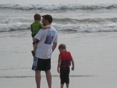 med-IMG_0733 All three of my guys watching the waves come in.